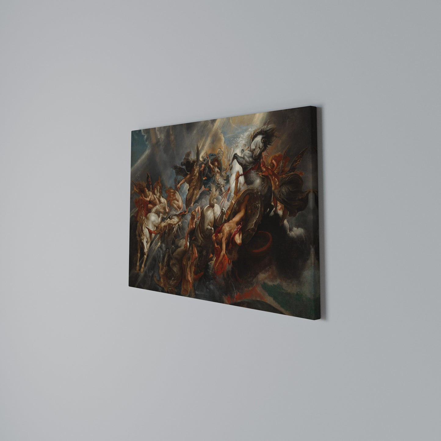 FURY IN MOTION Horizontal Canvas Print