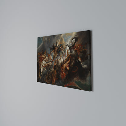 FURY IN MOTION Horizontal Canvas Print