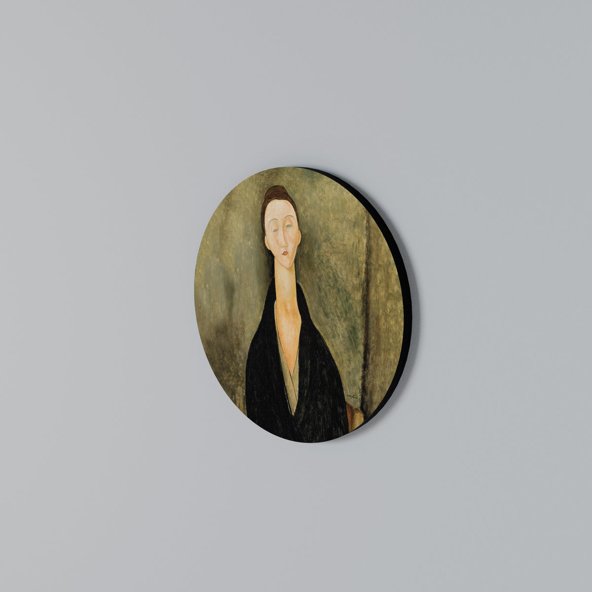 AMEDEO MODIGLIANI Kulatá nástěnná dekorace