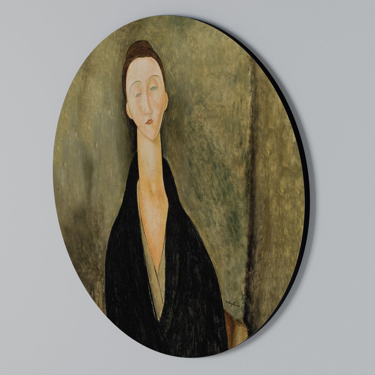 AMEDEO MODIGLIANI Kulatá nástěnná dekorace