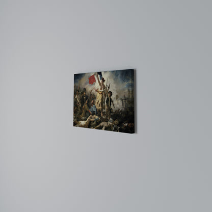 LIBERTY LEADING THE PEOPLE Horizontal Canvas Print