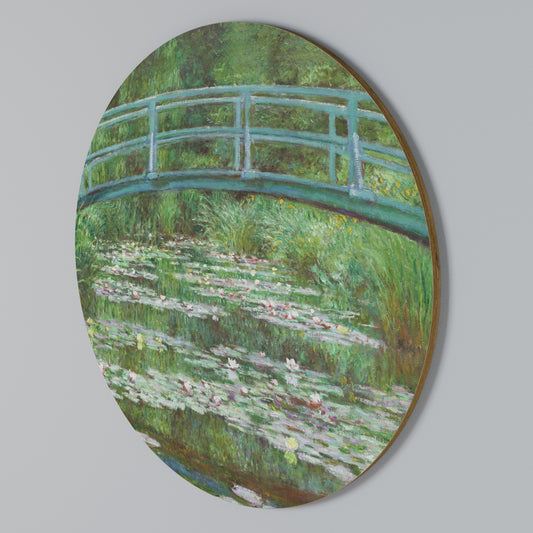 JAPANESE FOOTBRIDGE Kulatá nástěnná dekorace