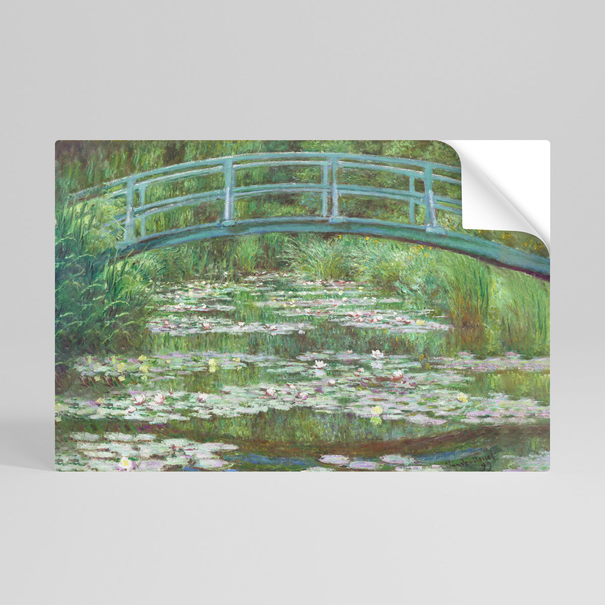 JAPANESE FOOTBRIDGE Vodorovný samolepicí plakát
