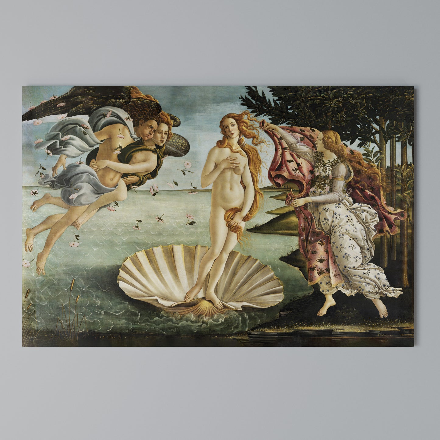 DIVINE BIRTH OF BEAUTY Horizontal Canvas Print