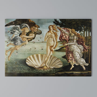 DIVINE BIRTH OF BEAUTY Horizontal Canvas Print