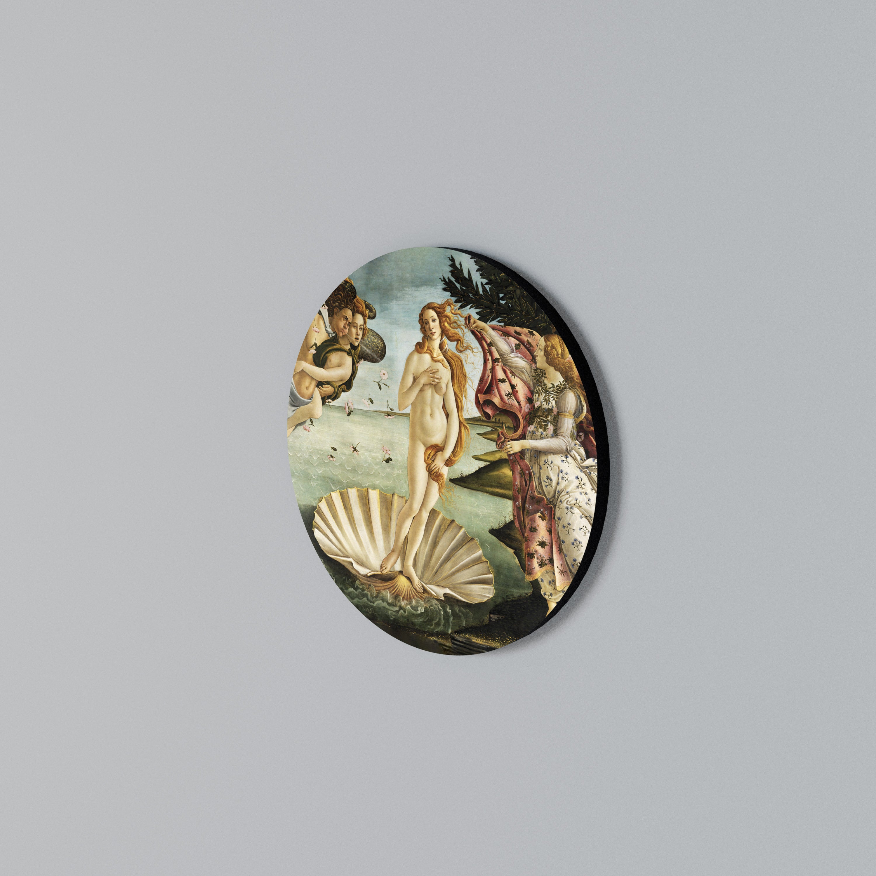 DIVINE BIRTH OF BEAUTY Round Wall Art