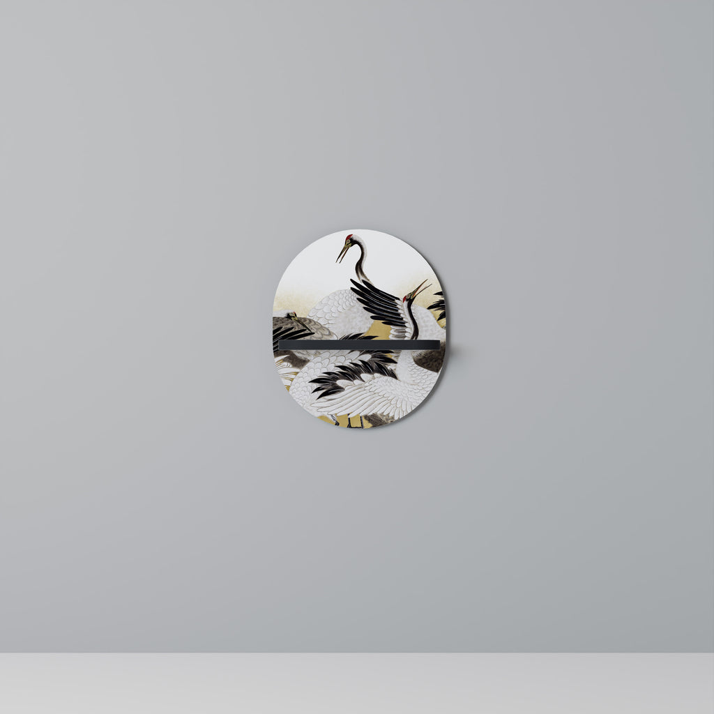 JAPANESE FLOCK OF CRANES Designová police