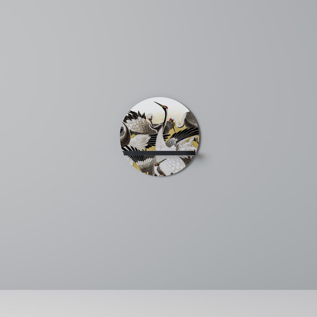 JAPANESE FLOCK OF CRANES Designová police