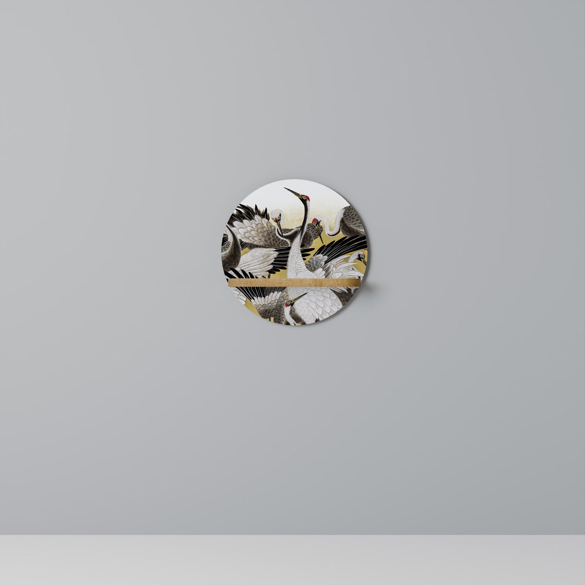 JAPANESE FLOCK OF CRANES Designová police