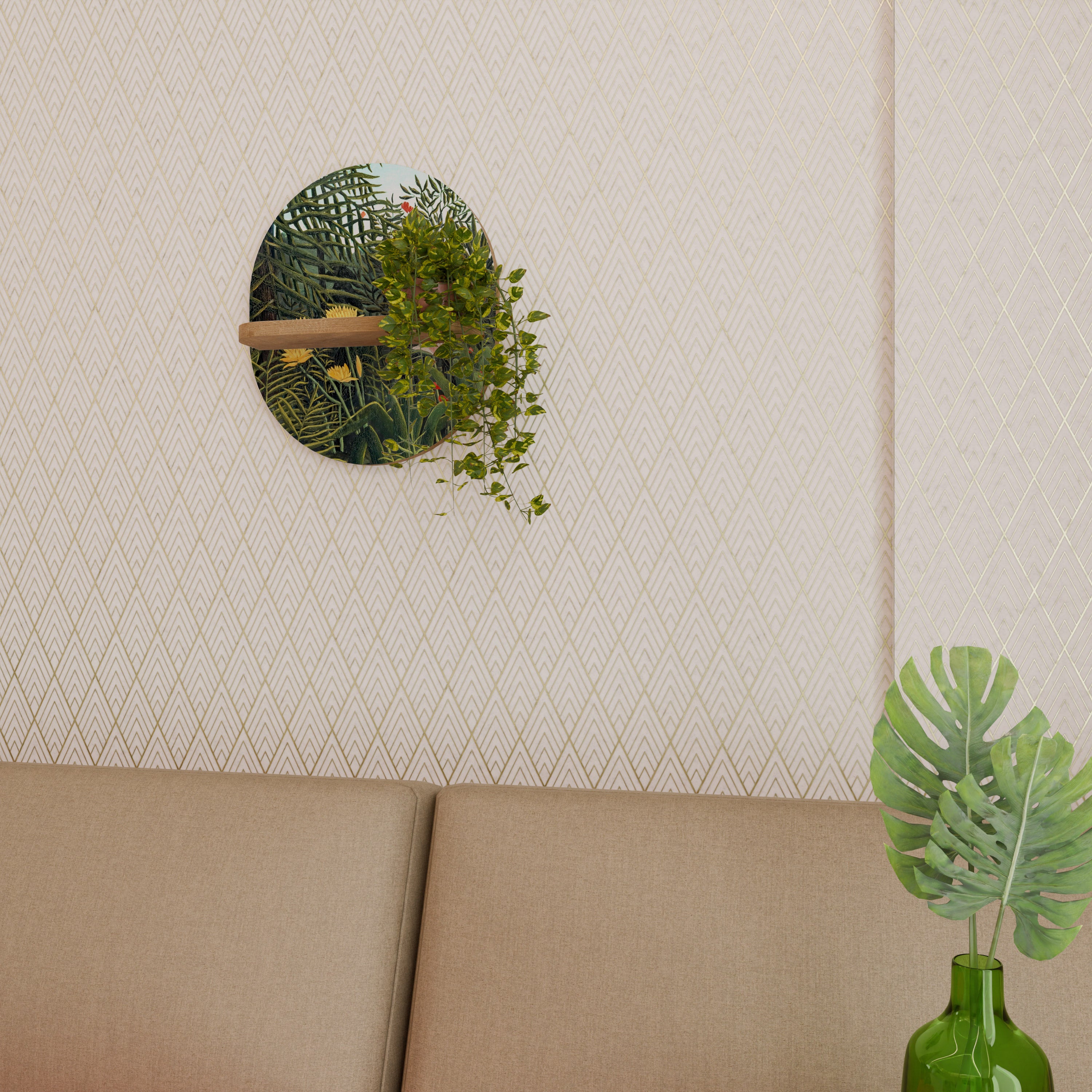 VIRGIN FOREST WITH SUNSET Designová police