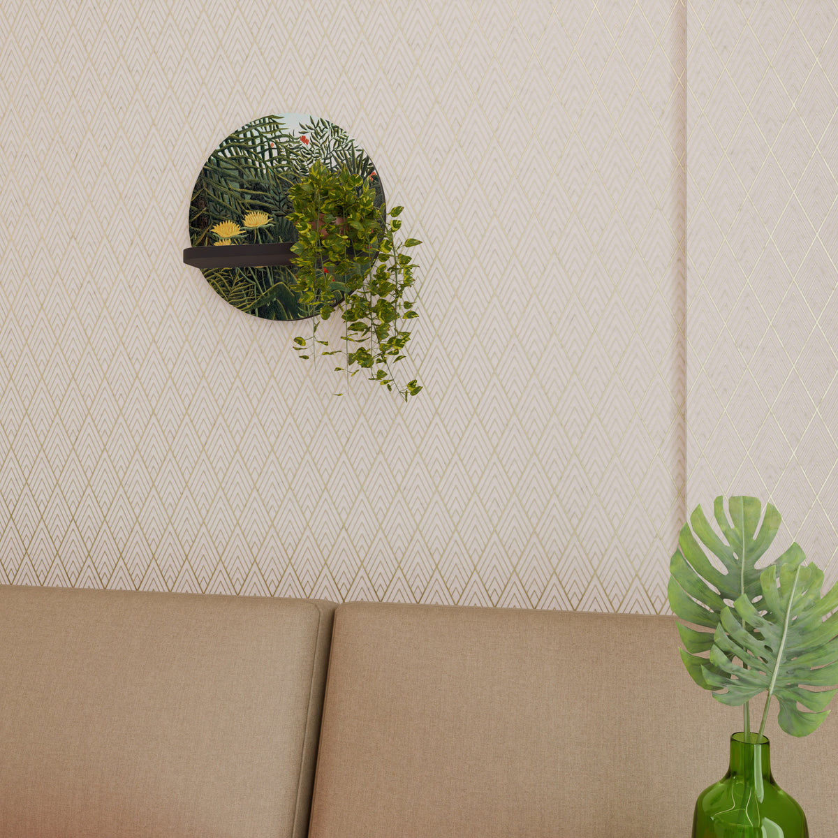 VIRGIN FOREST WITH SUNSET Designová police