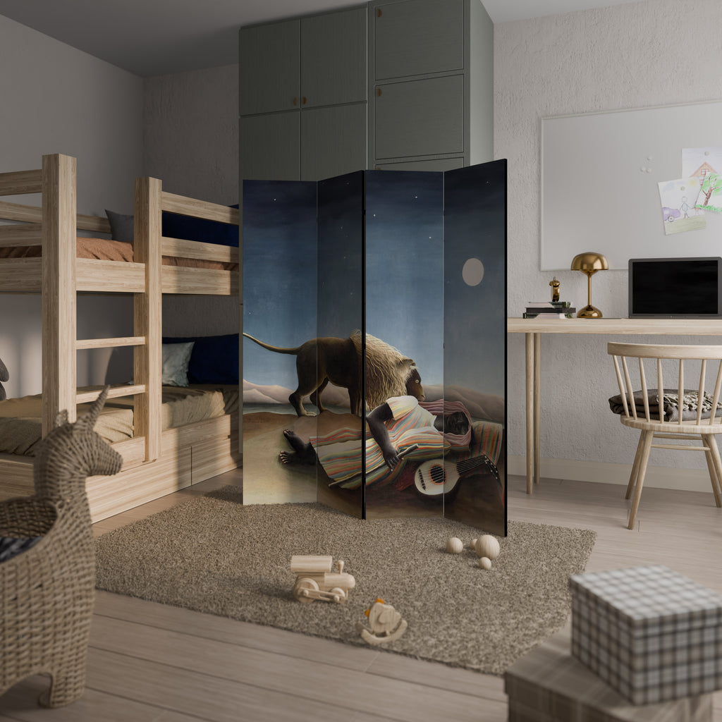 THE SLEEPING GYPSY 4dílný paraván