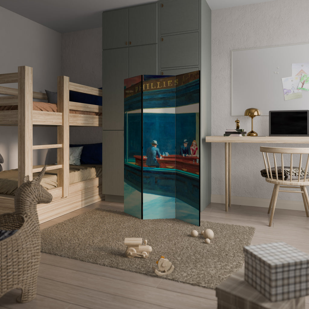 NIGHTHAWKS 3-Panel Room Divider