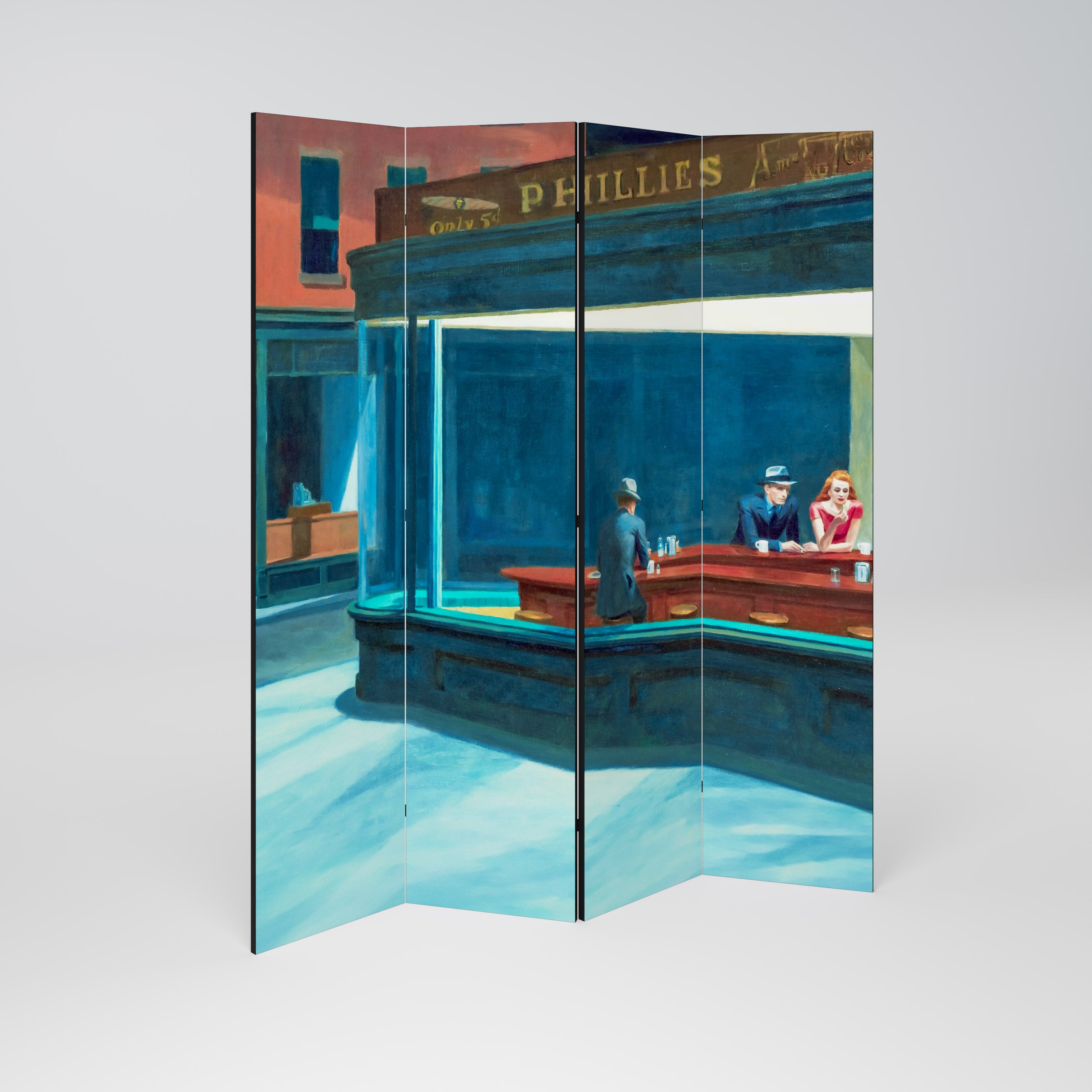 NIGHTHAWKS 4dílný paraván