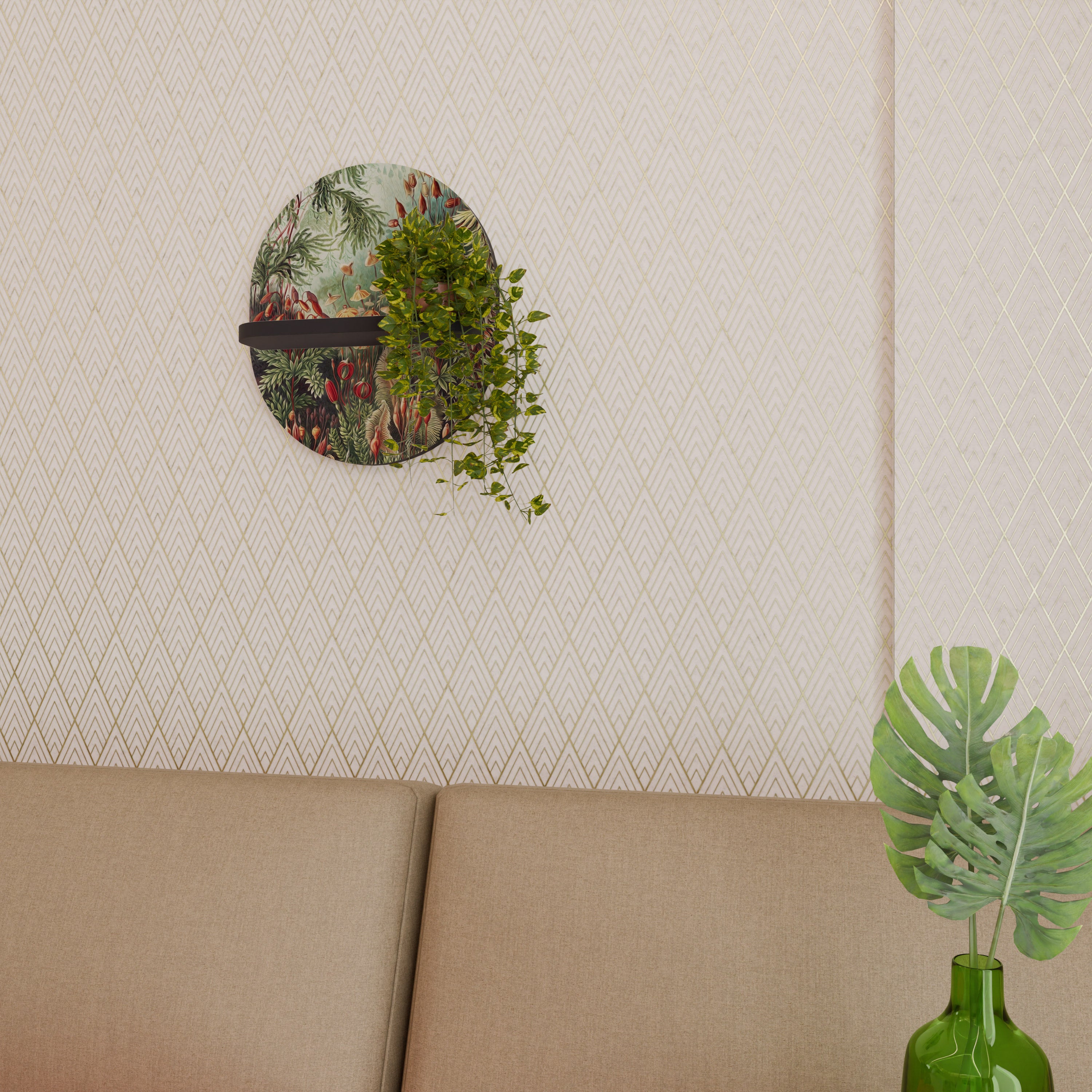 MUSCINAE LAUBMOOSE Designová police