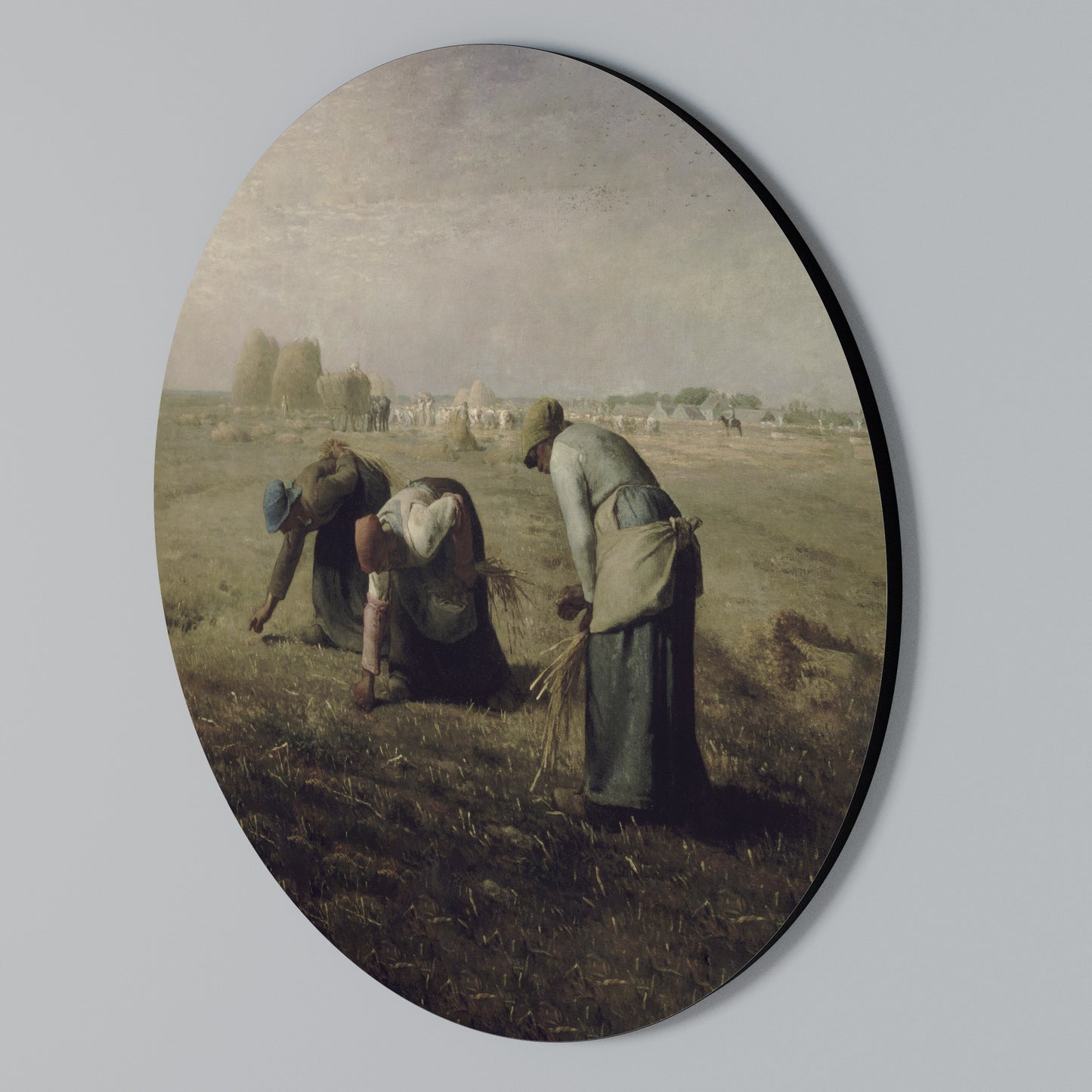 THE GLEANERS Kulatá nástěnná dekorace