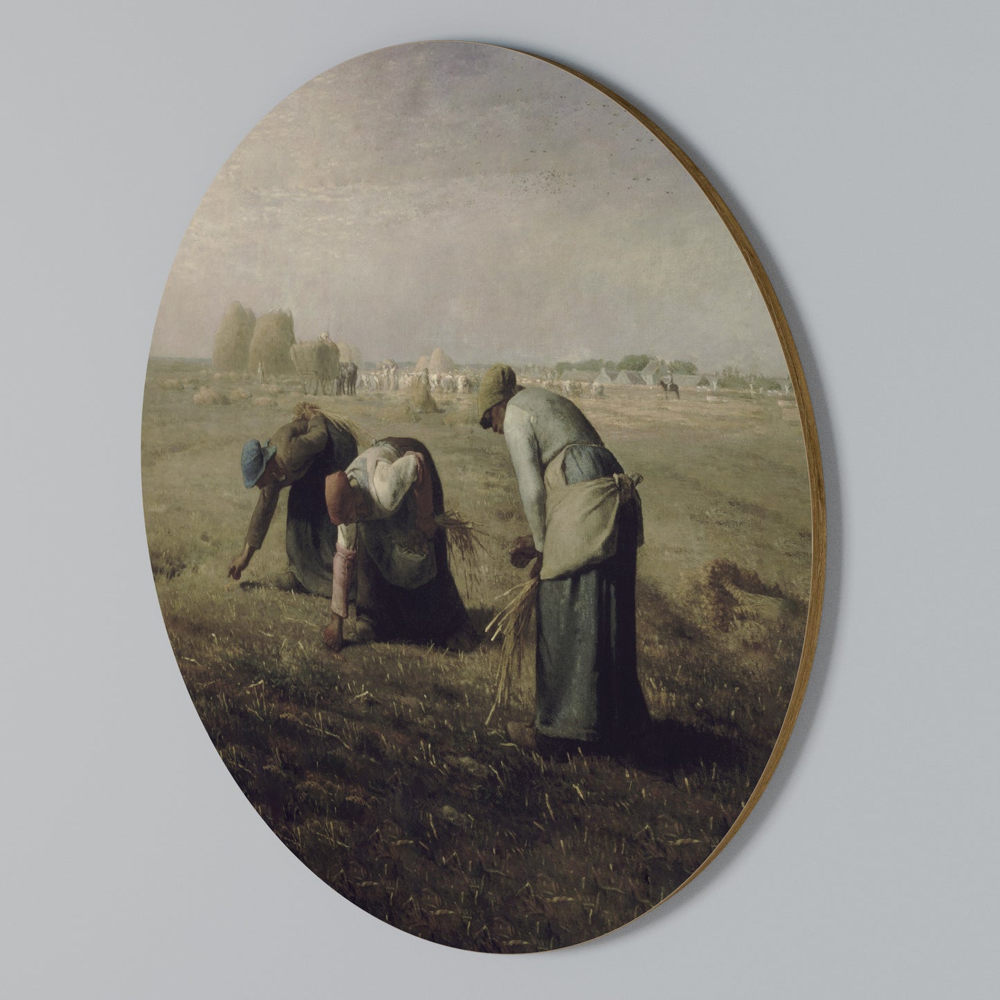 THE GLEANERS Kulatá nástěnná dekorace