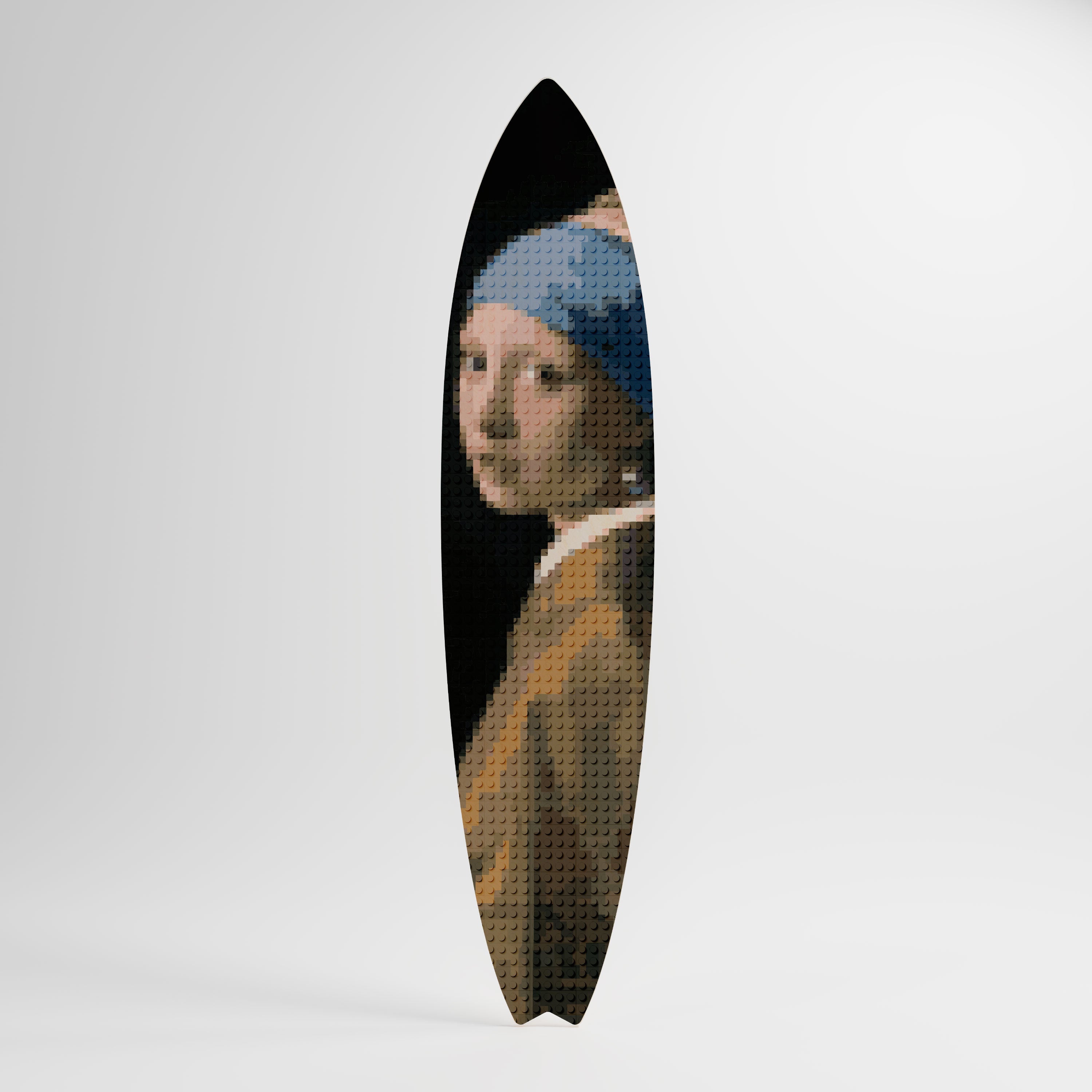 STRUCTURAL MASTERPIECE Dekorativní panel ve tvaru surfu