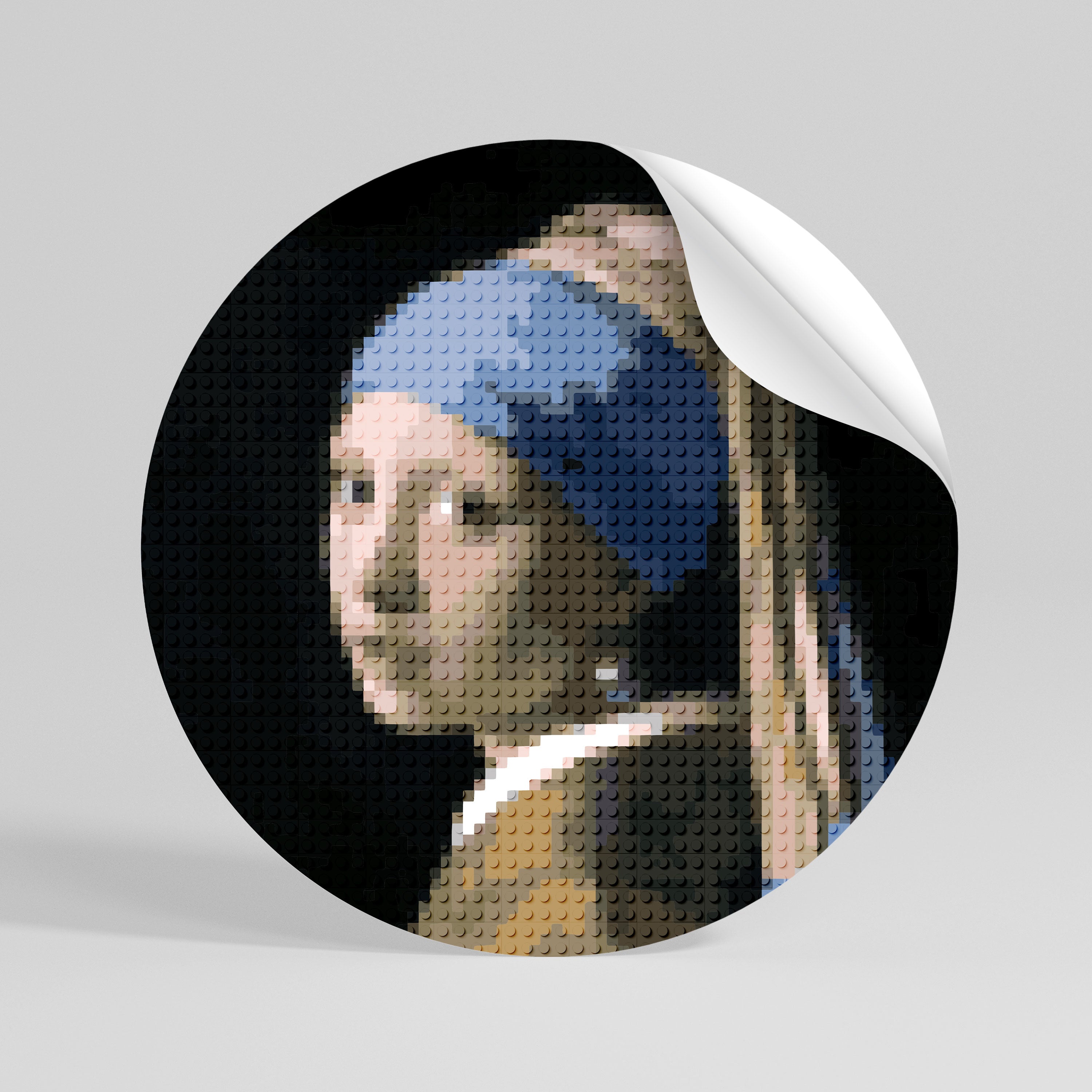 STRUCTURAL MASTERPIECE Kulatá samolepka