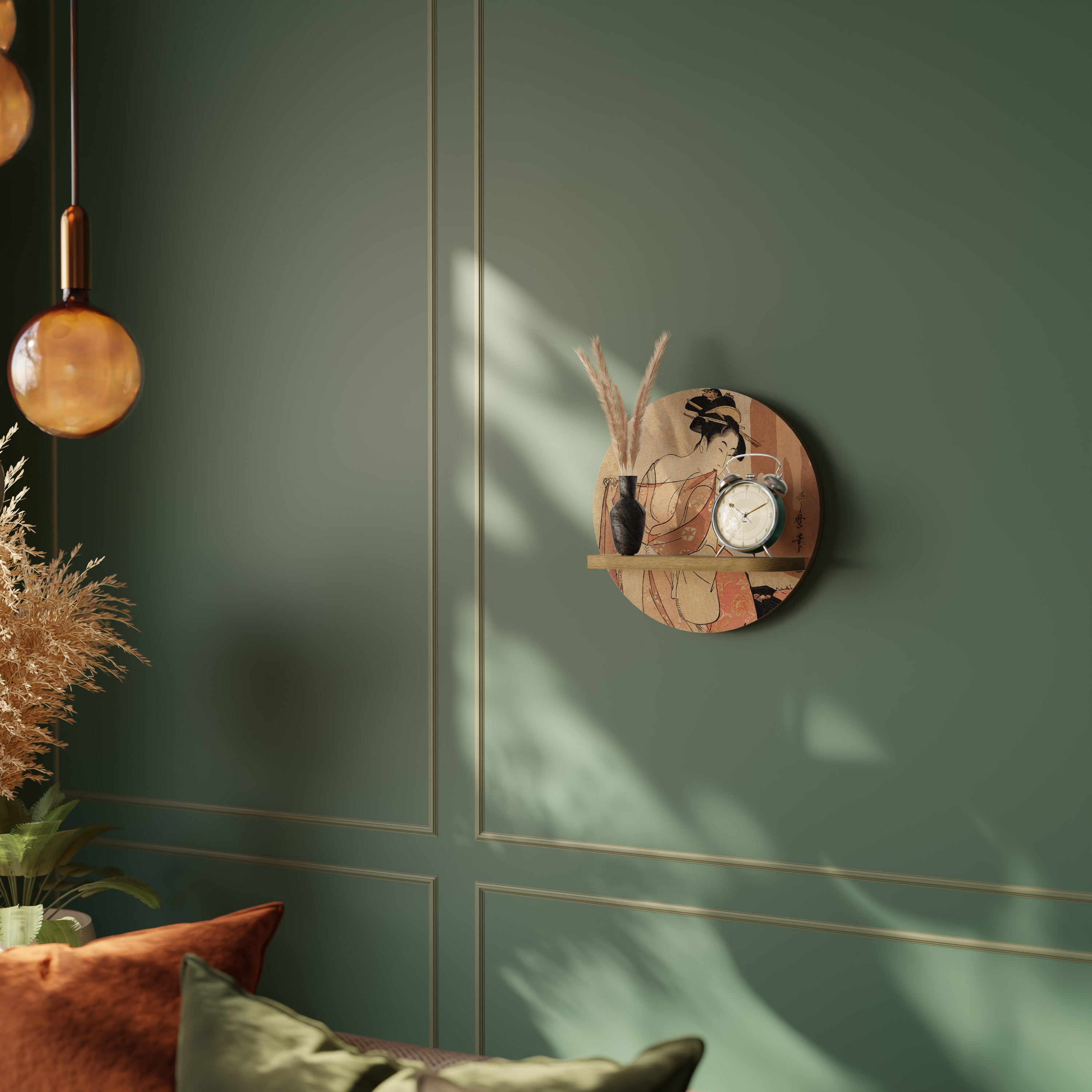 WOMAN, CAT AND EXTRA BROWN Designová police