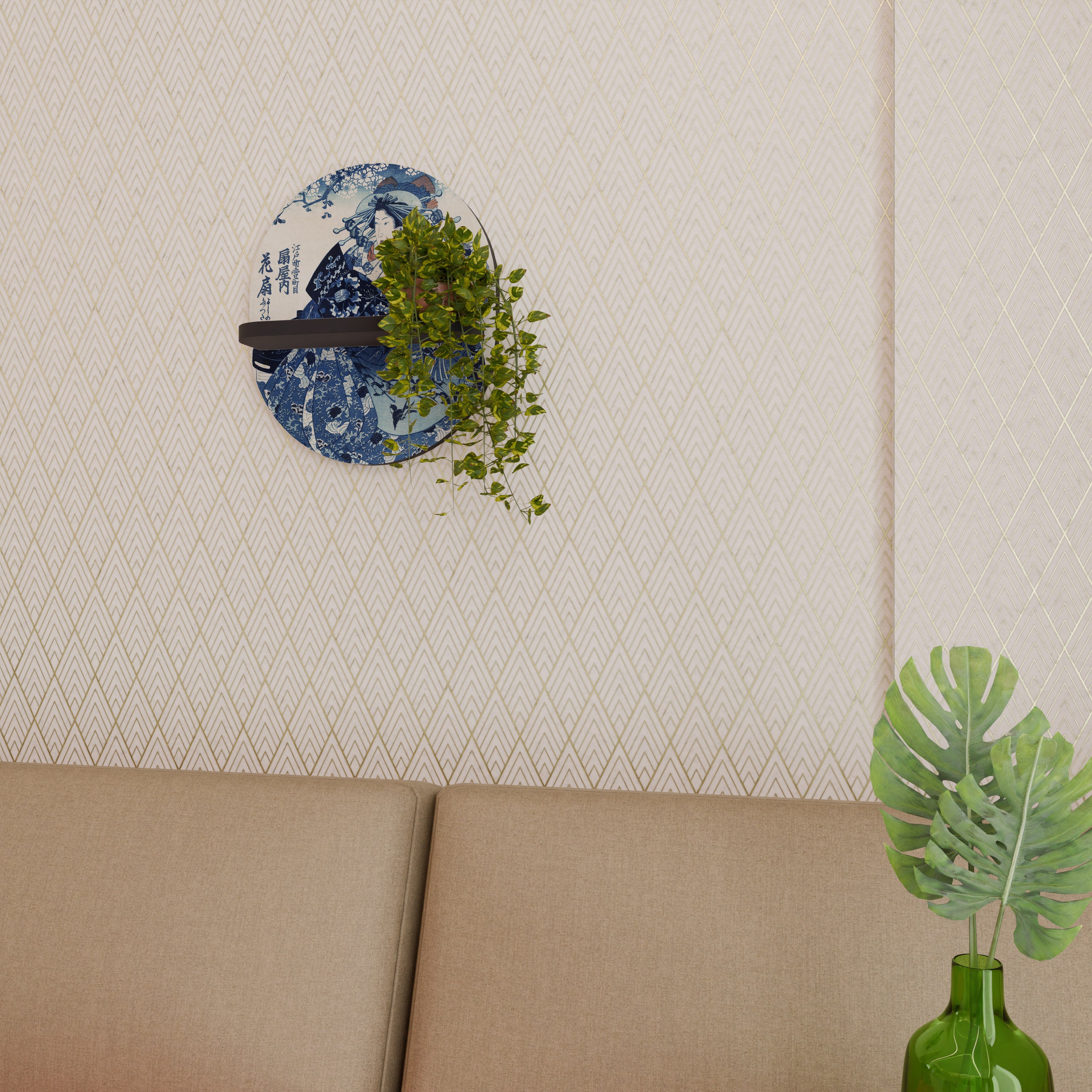 JAPANESE WOMAN Designová police