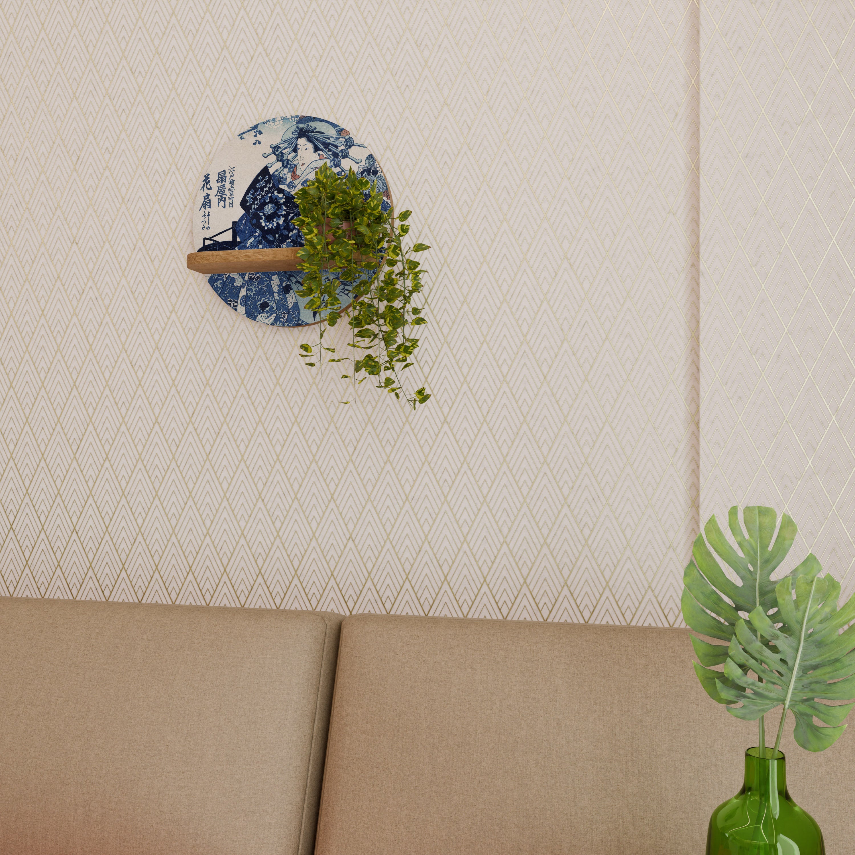 JAPANESE WOMAN Designová police