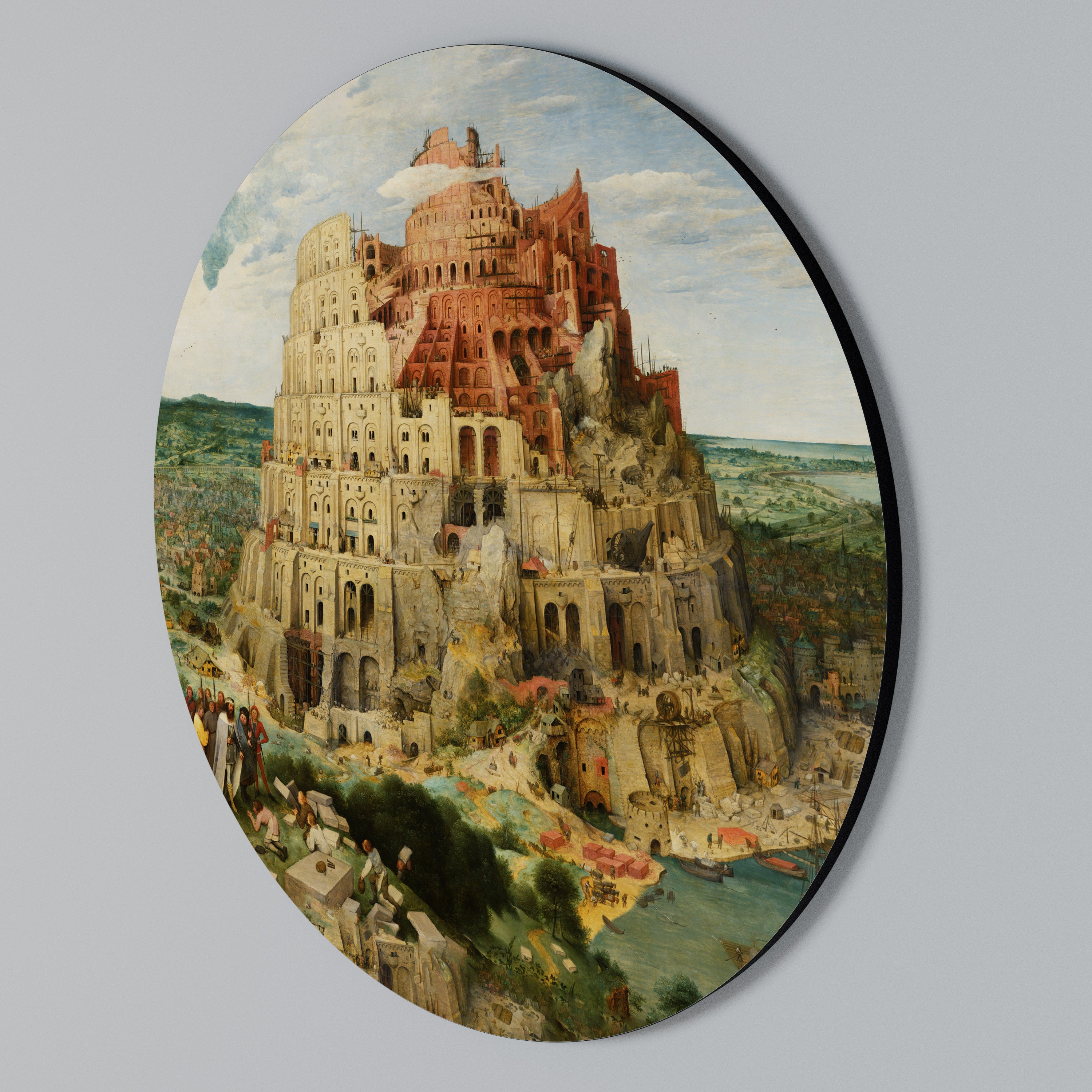 ECHOES OF AMBITION Round Wall Art