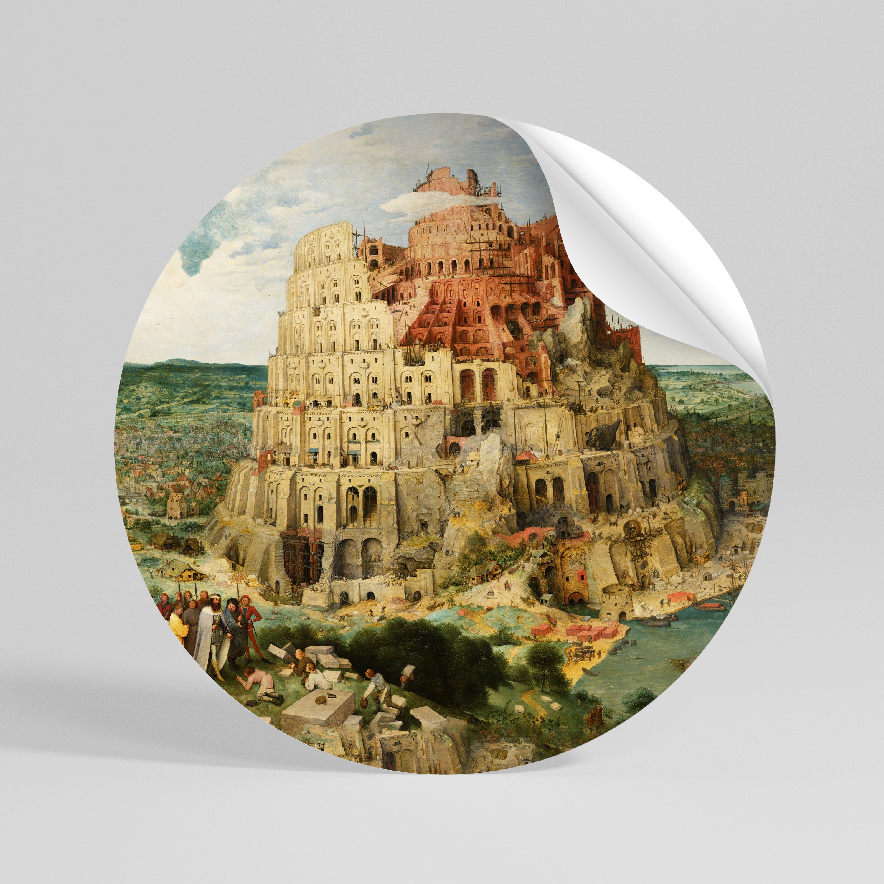 ECHOES OF AMBITION Kulatá samolepka