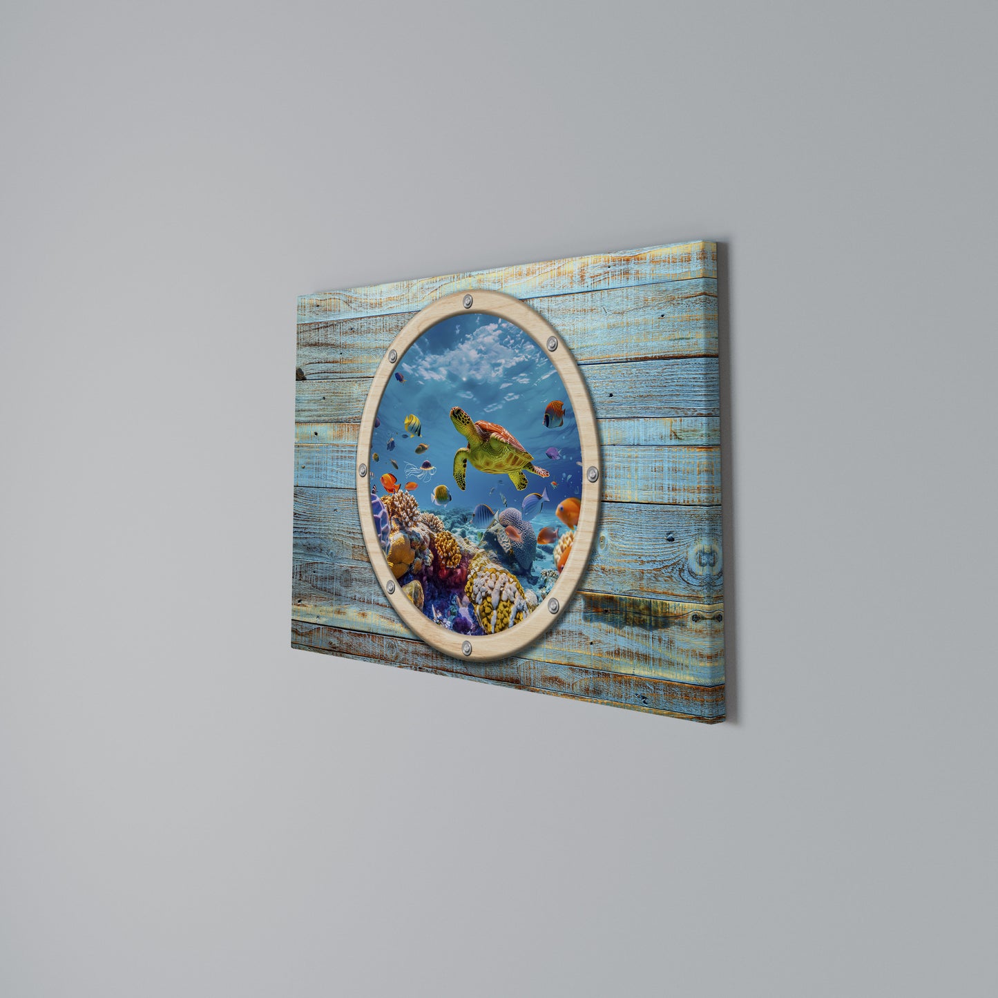 AQUA ADVENTURE Horizontal Canvas Print