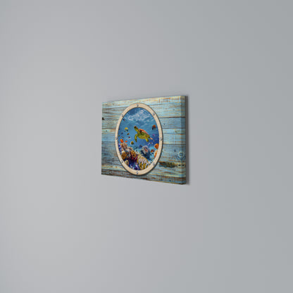 AQUA ADVENTURE Horizontal Canvas Print