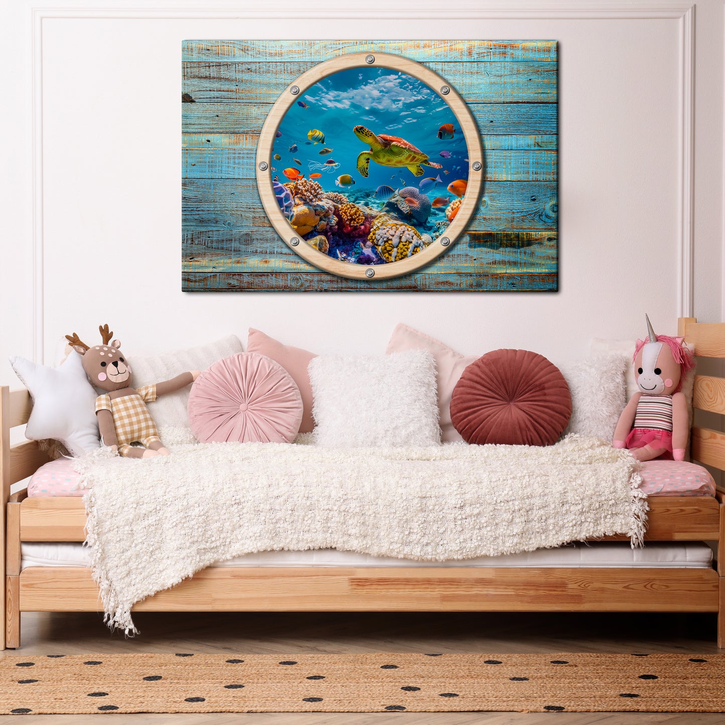 AQUA ADVENTURE Horizontal Canvas Print