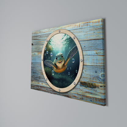 SEASIDE JOY Horizontal Canvas Print