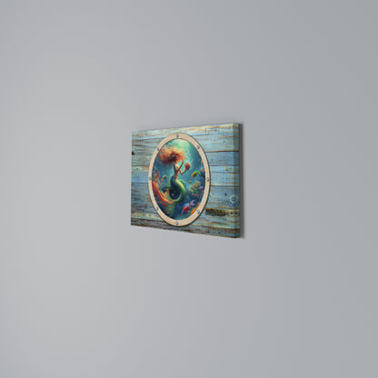 MERMAID DREAMS Horizontal Canvas Print