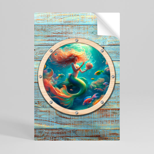 MERMAID DREAMS Svislý samolepicí plakát