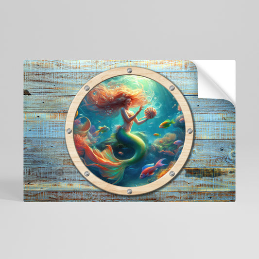 MERMAID DREAMS Vodorovný samolepicí plakát