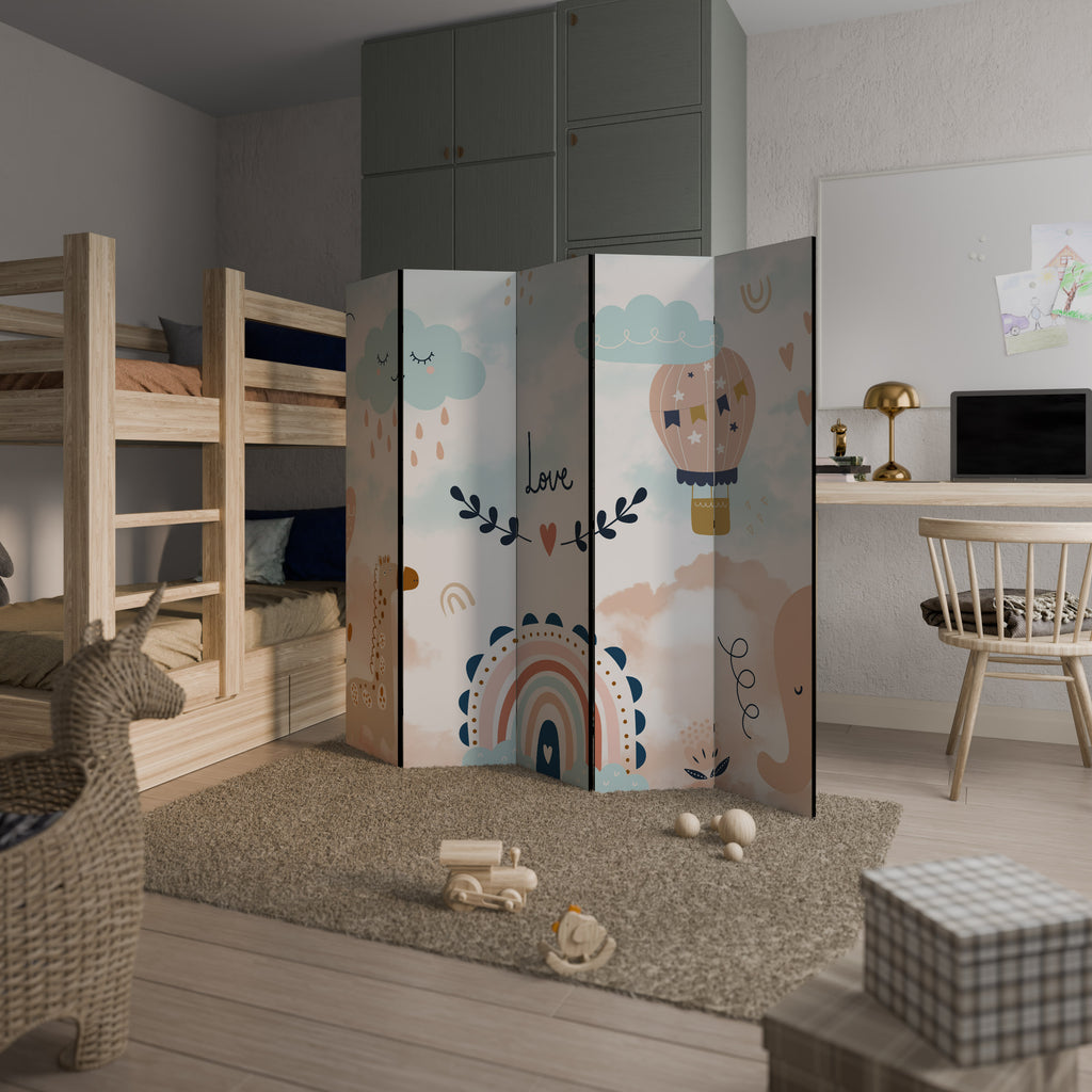 LOVELY DREAMS 5dílný paraván