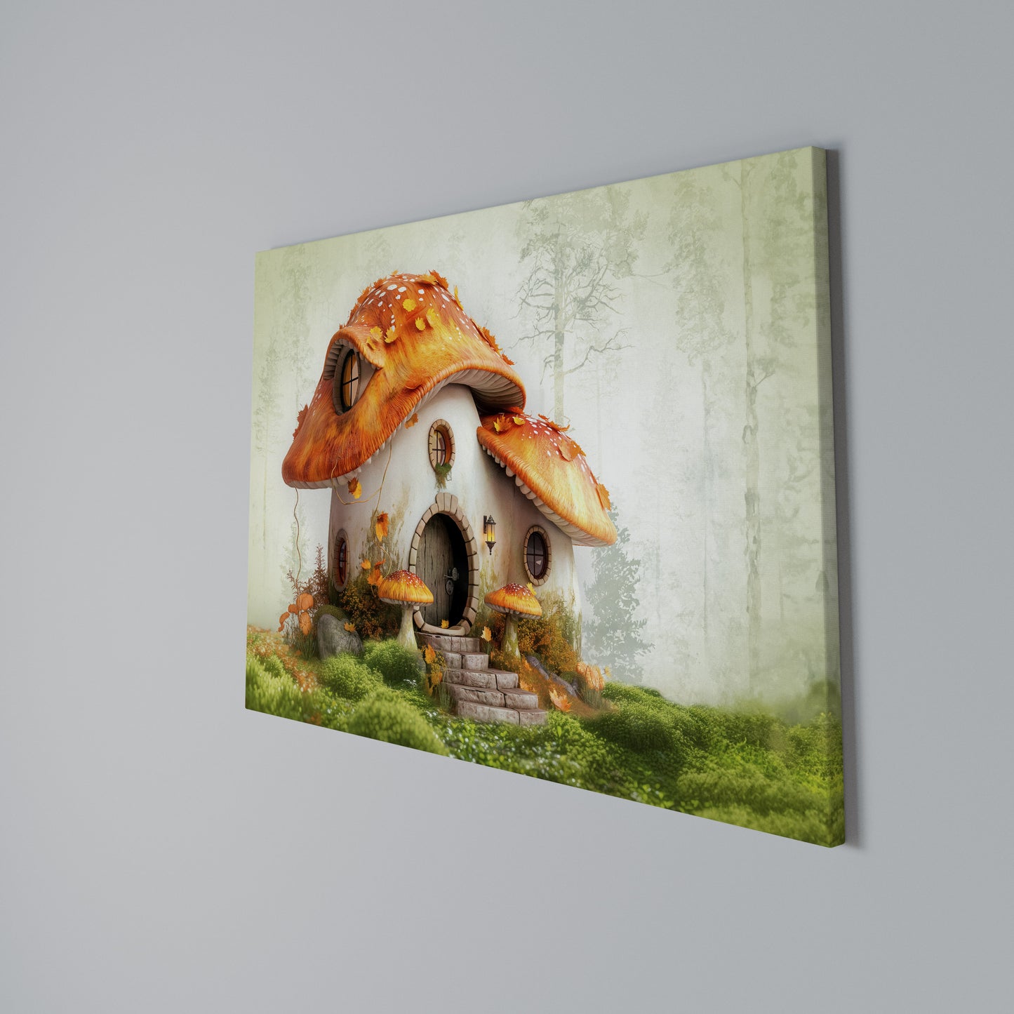 MYSTIC TOADSTOOL Horizontal Canvas Print