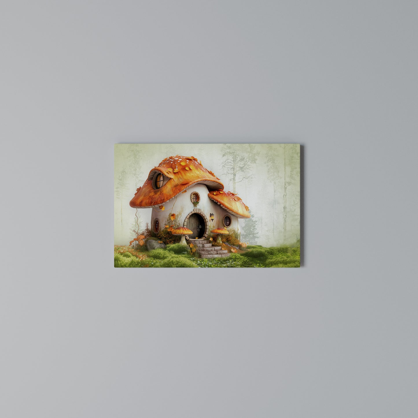 MYSTIC TOADSTOOL Horizontal Canvas Print