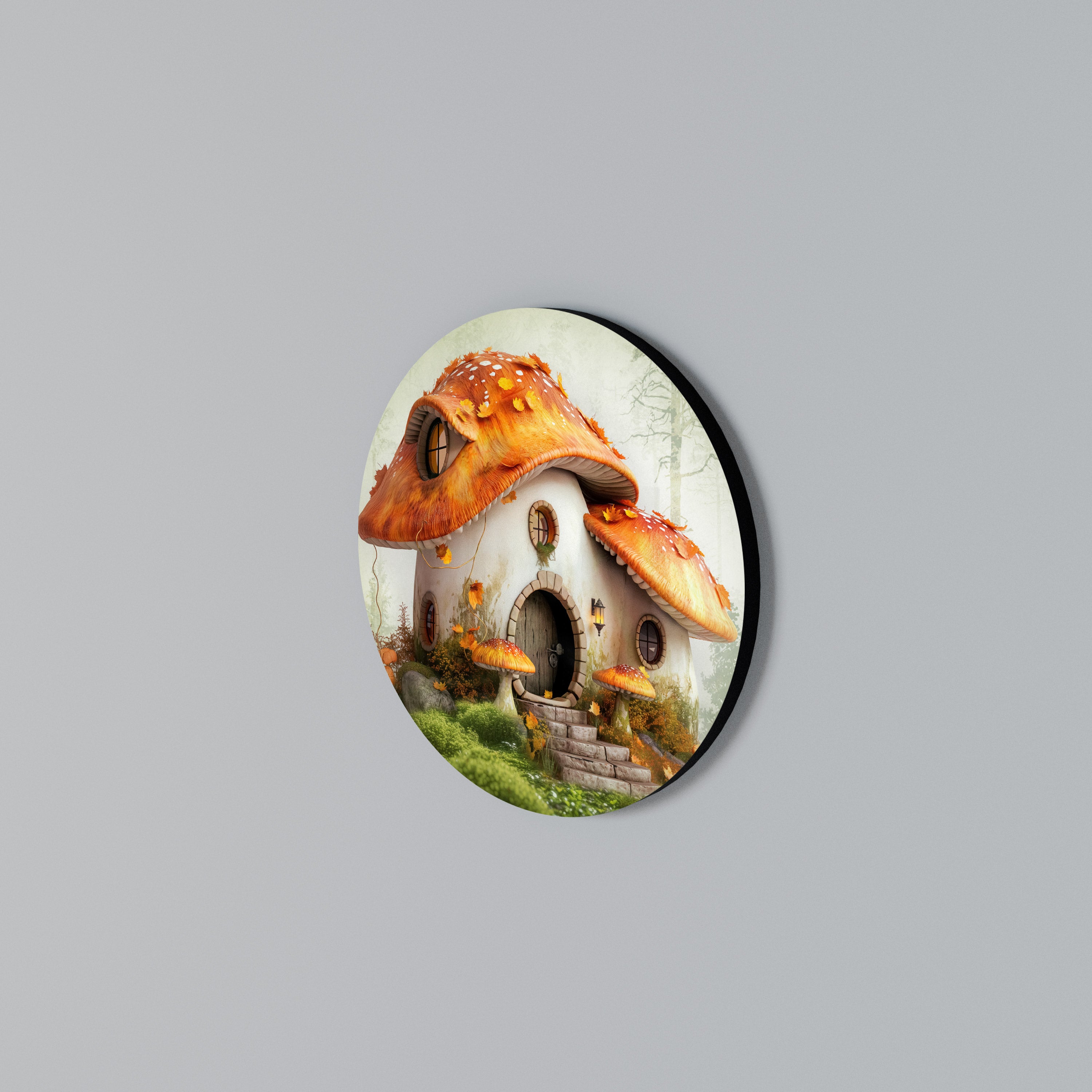 MYSTIC TOADSTOOL Round Wall Art