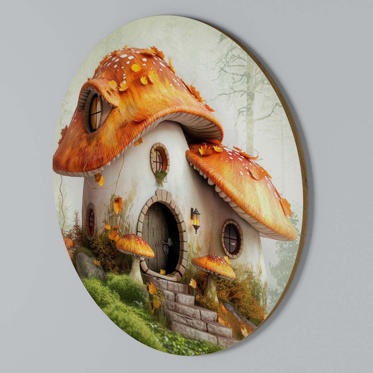 MYSTIC TOADSTOOL Kulatá nástěnná dekorace