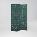 MATH LESSON 3-Panel Room Divider