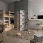 COUNTING LESSON 3-Panel Room Divider