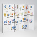 COUNTING LESSON 6-Panel Room Divider