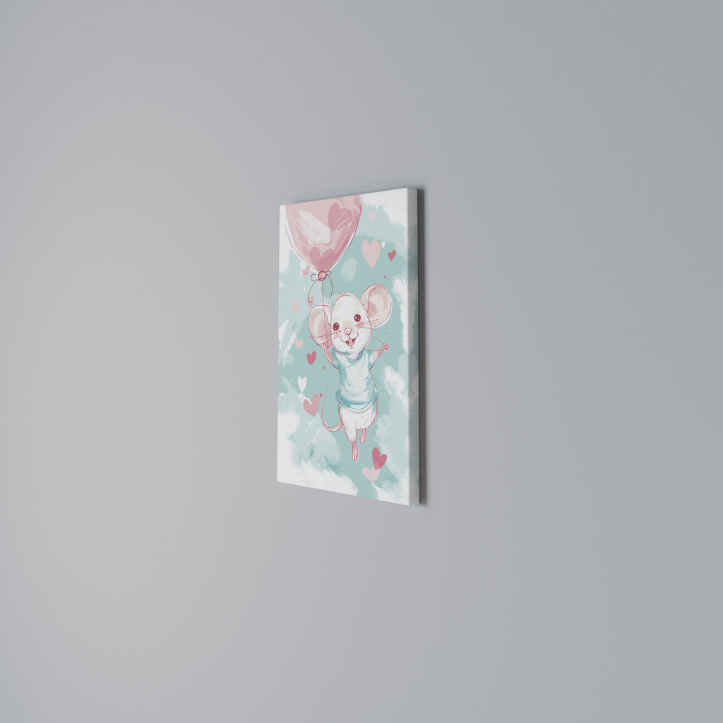 MOUSY FLOW Vertical Canvas Print