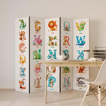 JOYFUL LETTERS 5dílný paraván