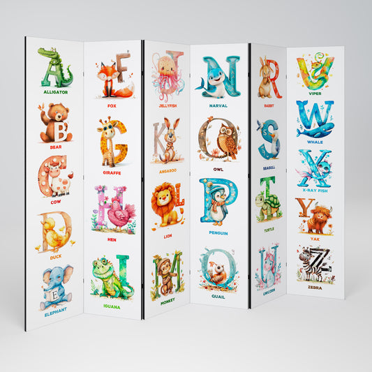 JOYFUL LETTERS 6dílný paraván