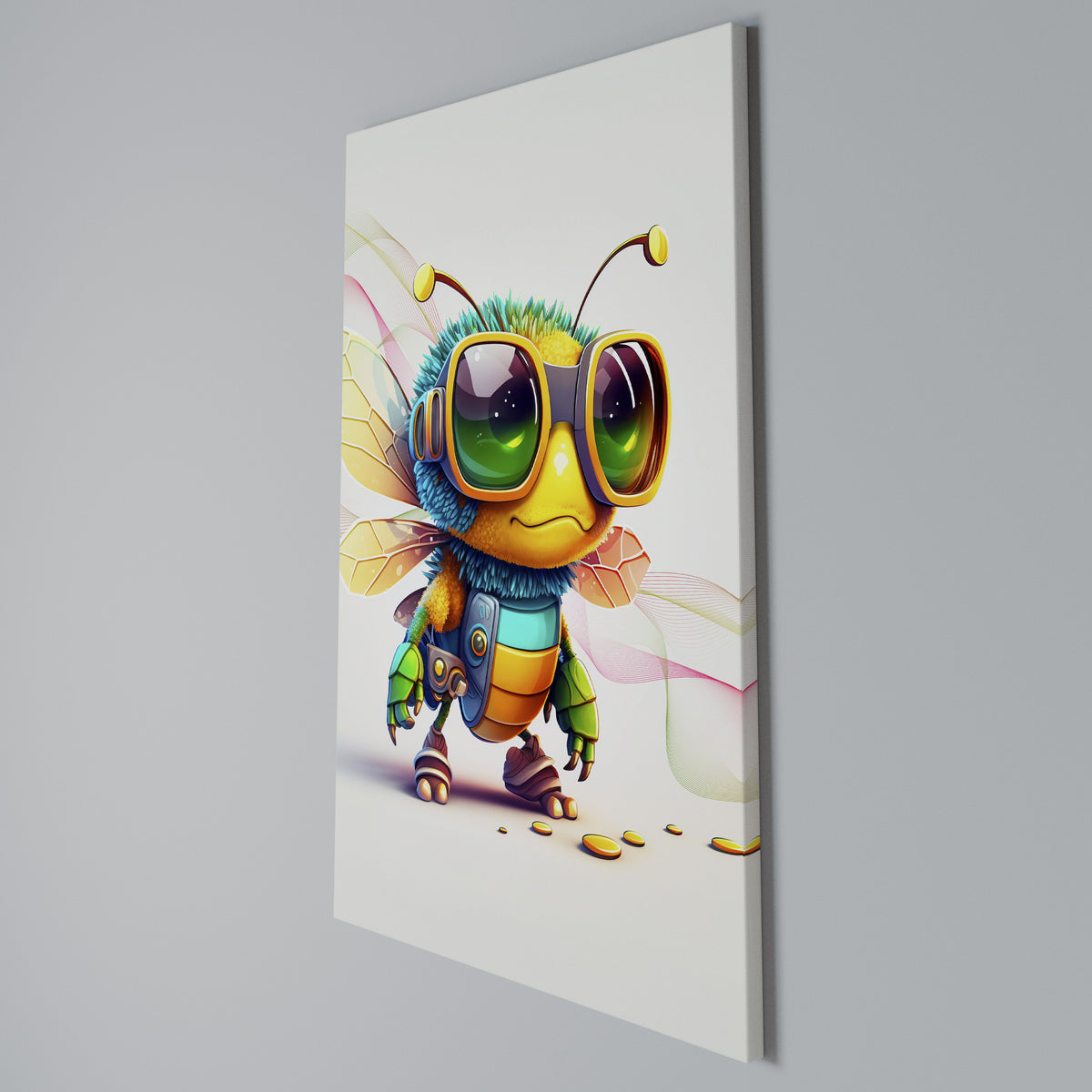BUZZ BUDDY Vertical Canvas Print