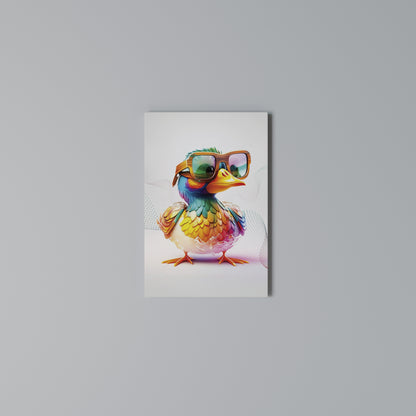 QUACKY FUN Vertical Canvas Print