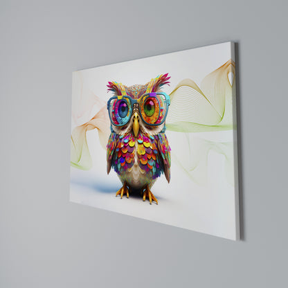 HOOT HOOT Horizontal Canvas Print