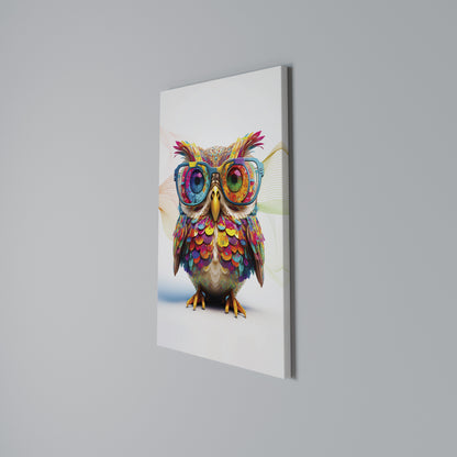 HOOT HOOT Vertical Canvas Print